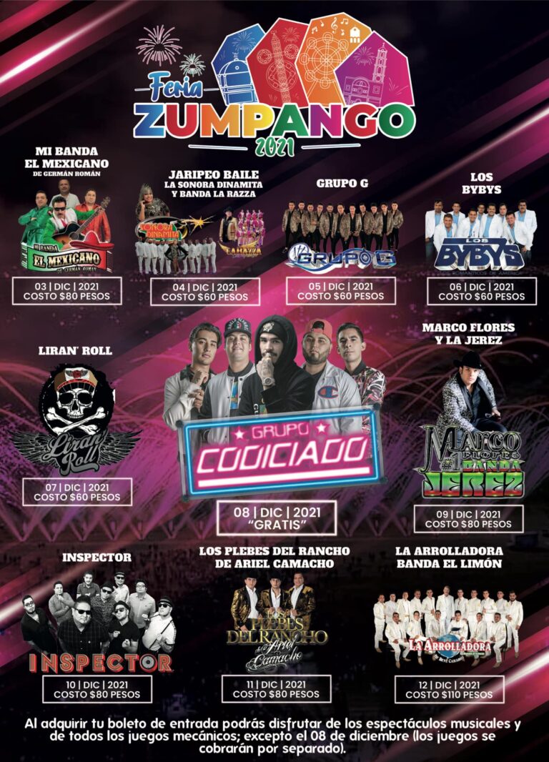 Qué artista abrirá la Feria de Zumpango 2021 Unión EDOMEX