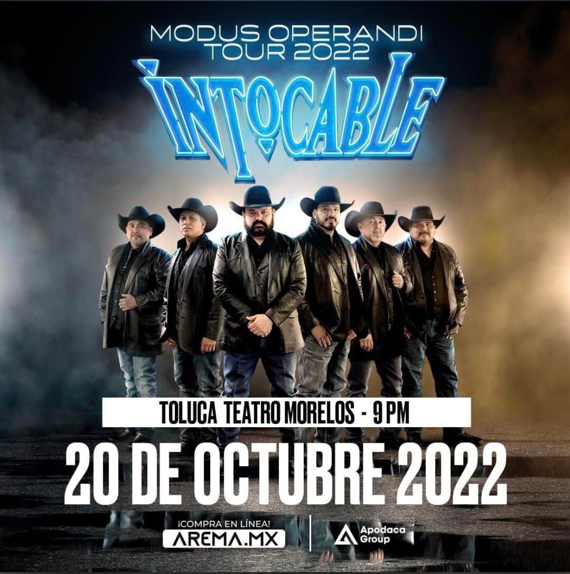 Intocable Teatro Morelos 2022. ¿Todavía hay boletos para su concierto